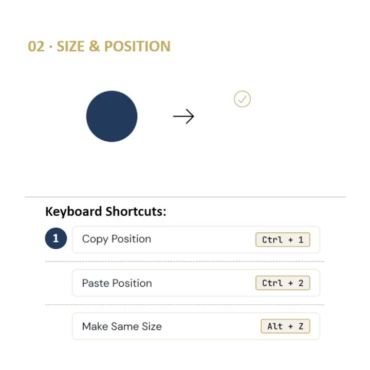 Demo: matching size and position