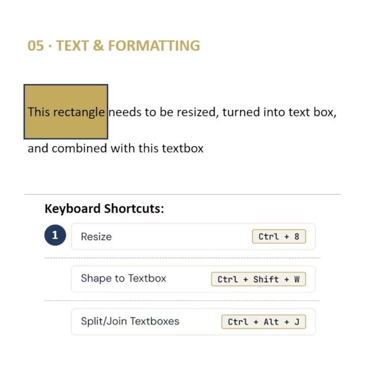 Demo: text and formatting